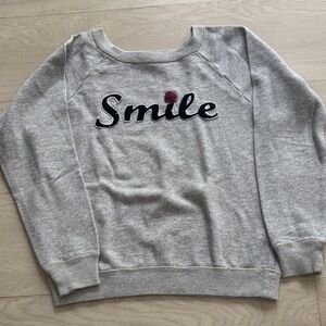Isabel Marant Gray 'Smile' Crew Neck Sweater